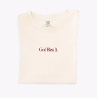 God, Bless It! Minimal Tee - Final Sale Saved by Grace Co.