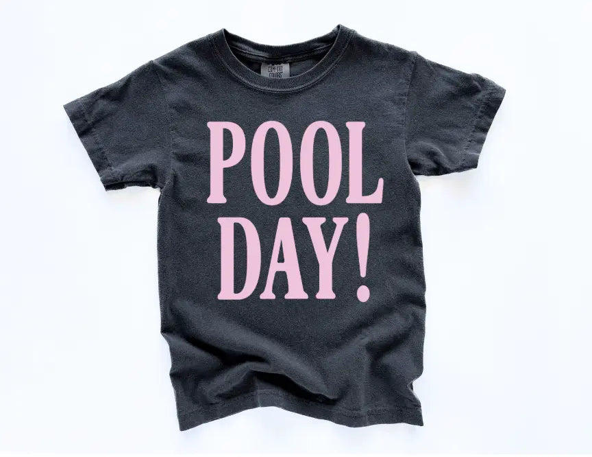 Pool Day! Girls + Boys Kids Tee Saved by Grace Co.