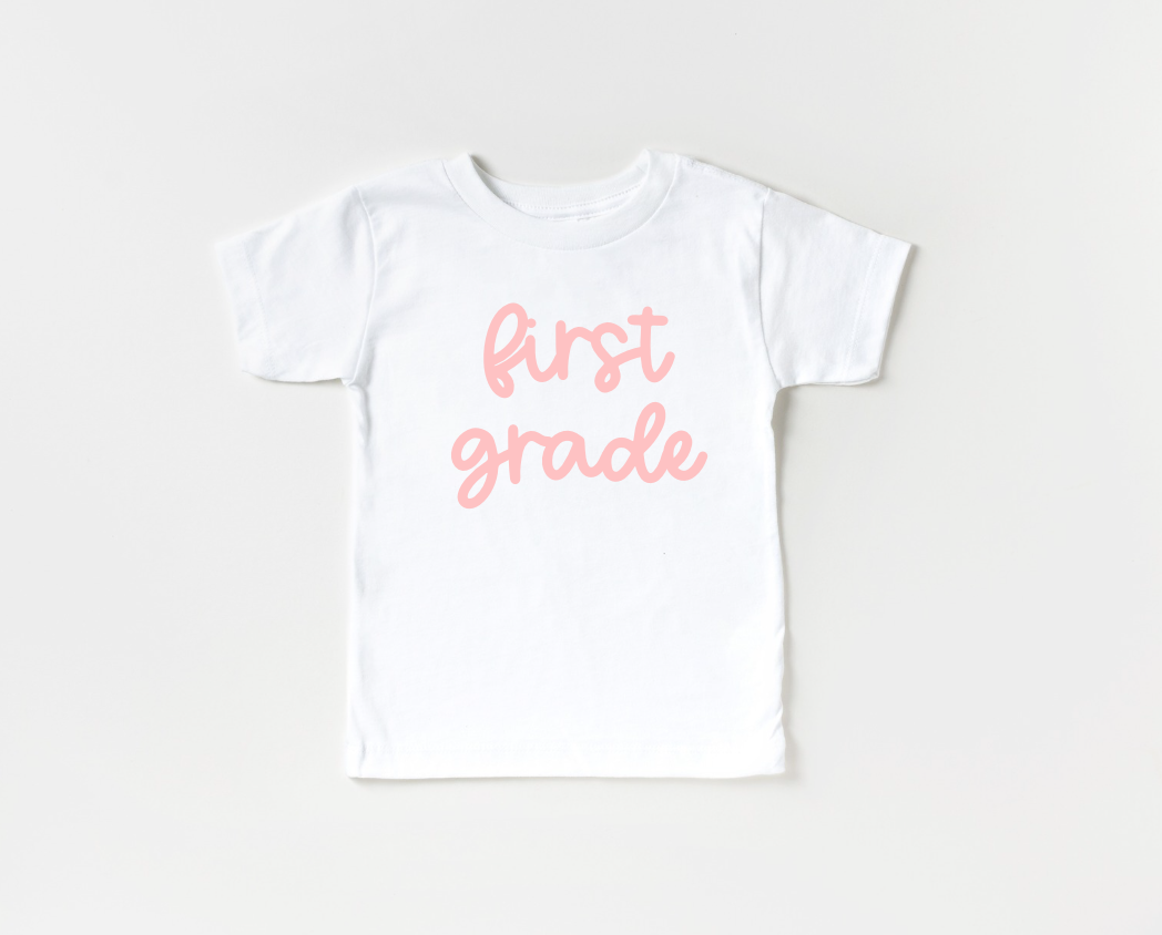 First Grade Girly Tee