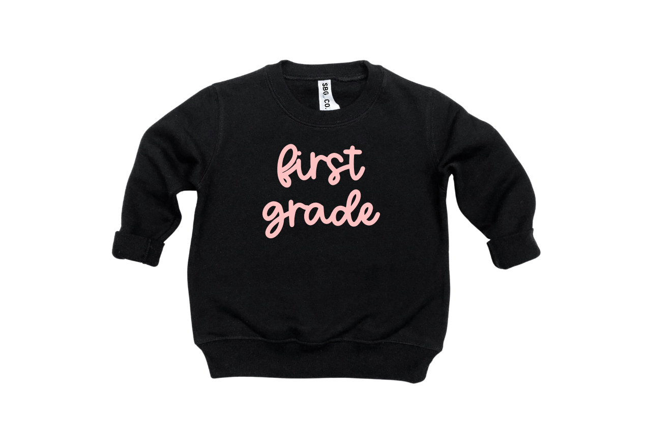 First Grade Girly Pullover