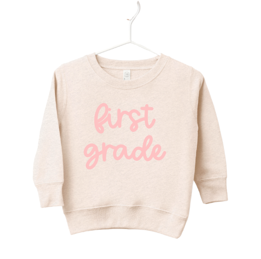 First Grade Girly Pullover
