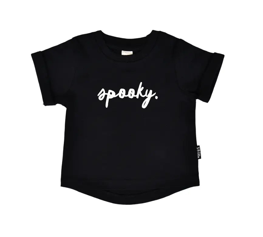Spooky. Round Hem Unisex Kids tee SBG Co.