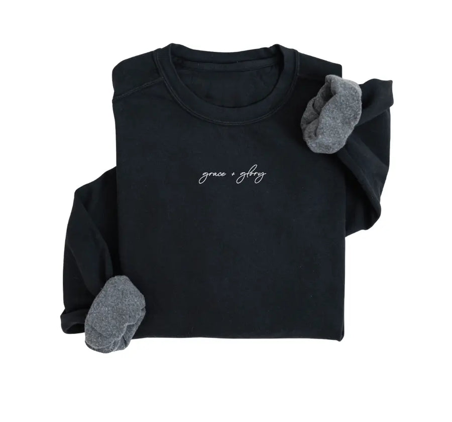 grace + glory minimal pullover Saved by Grace Co.