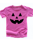 🎀 Pink Jack-o’-Lantern Baby/Toddler Tee SBG Co.