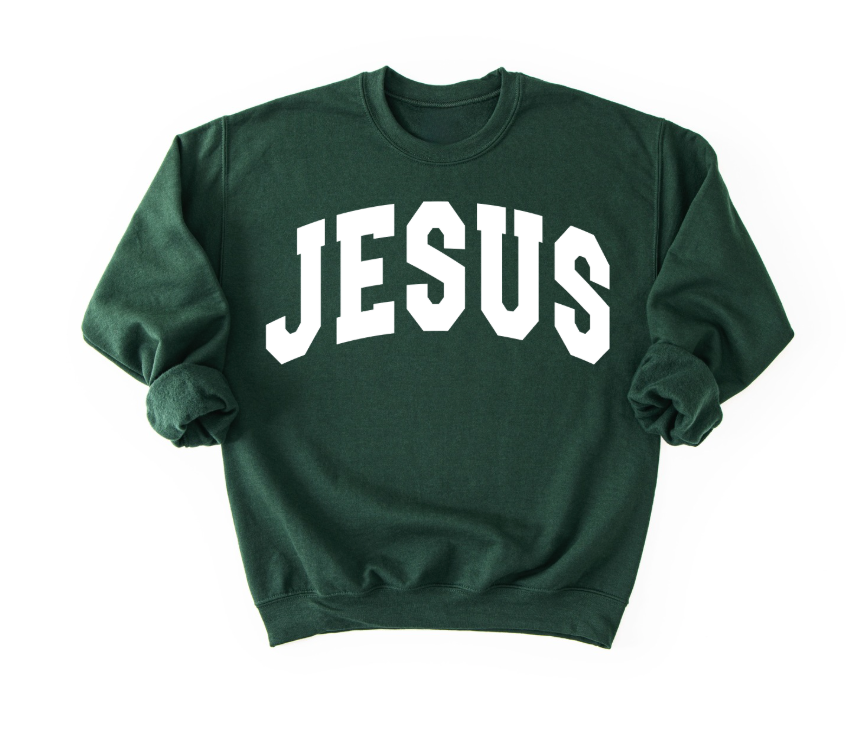 Jesus Varsity Unisex Sweatshirt SBG Co.