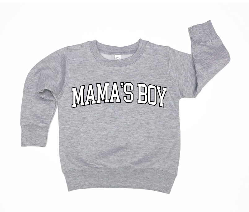 Mama's Boy Varsity Bold Tee or Sweatshirt SBG Co.