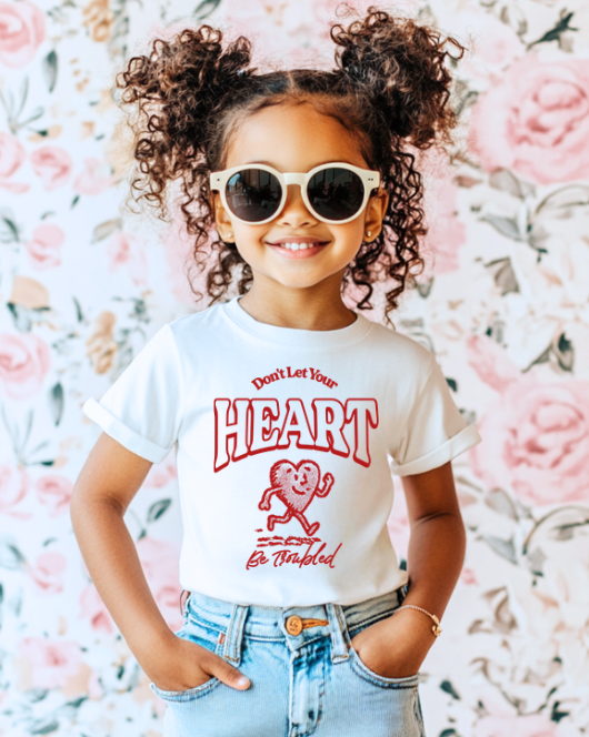 Don't Let Your Heart Be Troubled Kids Tee SBG Co.