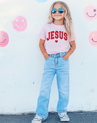 Jesus Varsity Kids Tee - Valentine's Edition