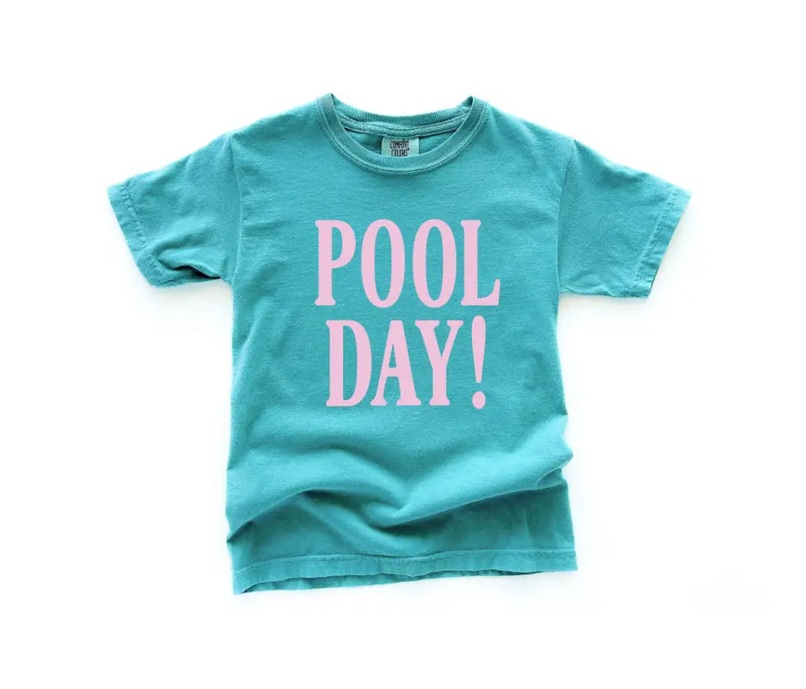 Pool Day! Girls + Boys Kids Tee Saved by Grace Co.