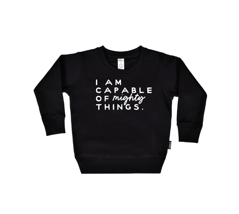 I am Capable of Might Things Kids Tee or Sweatshirt SBG Co.