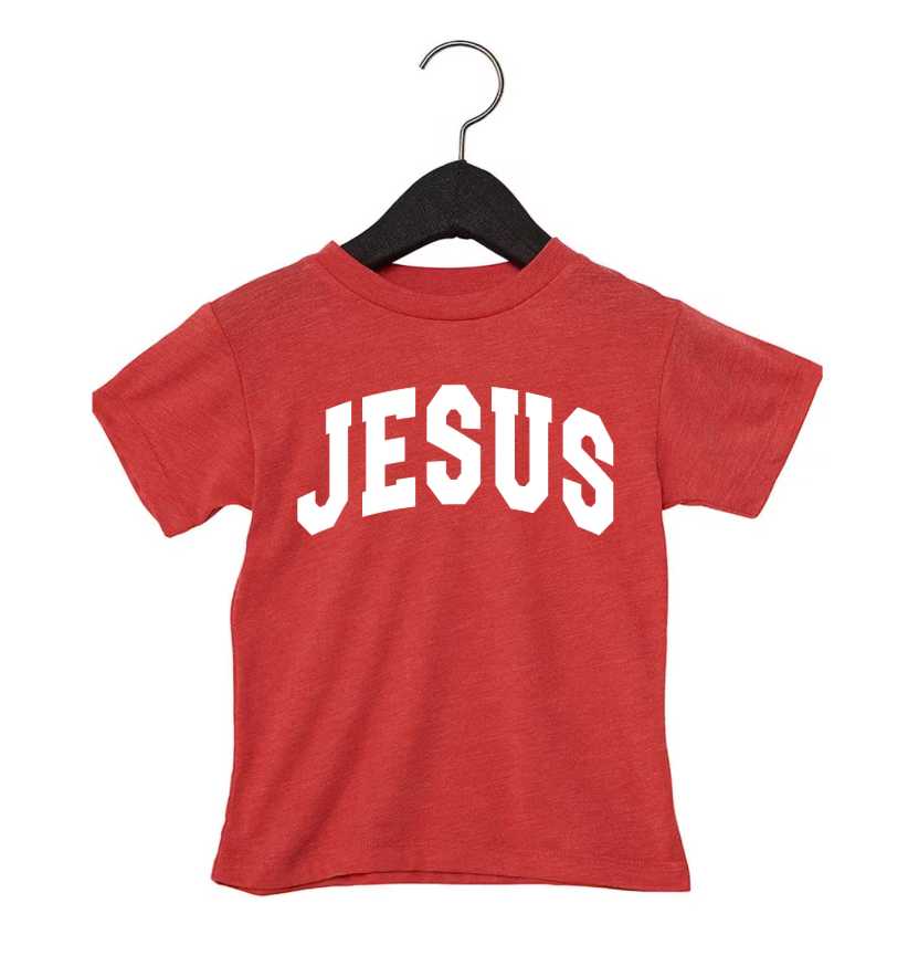 Jesus - Christmas Colors Kids Tee SBG Co.