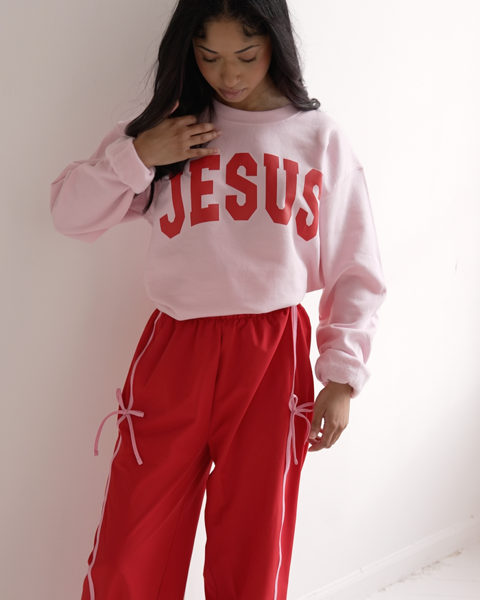 Jesus Varsity Unisex Sweatshirt SBG Co.