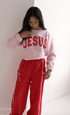 Jesus Varsity Unisex Sweatshirt SBG Co.