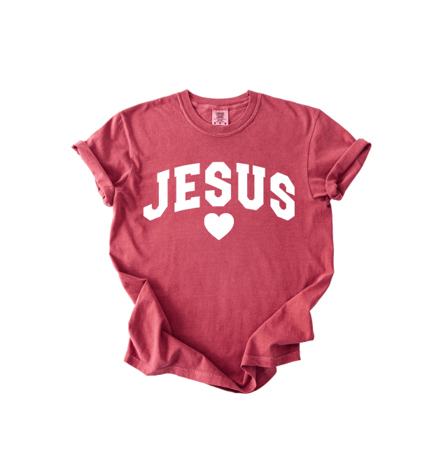 JESUS Varsity Tee - Valentine's Day Edition