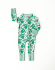 Bamboo Zip Romper | Lucky Shamrock