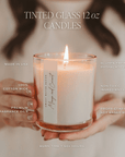 Cinnamon Rolls Soy Candle - Tinted Glass Jar - 12 oz