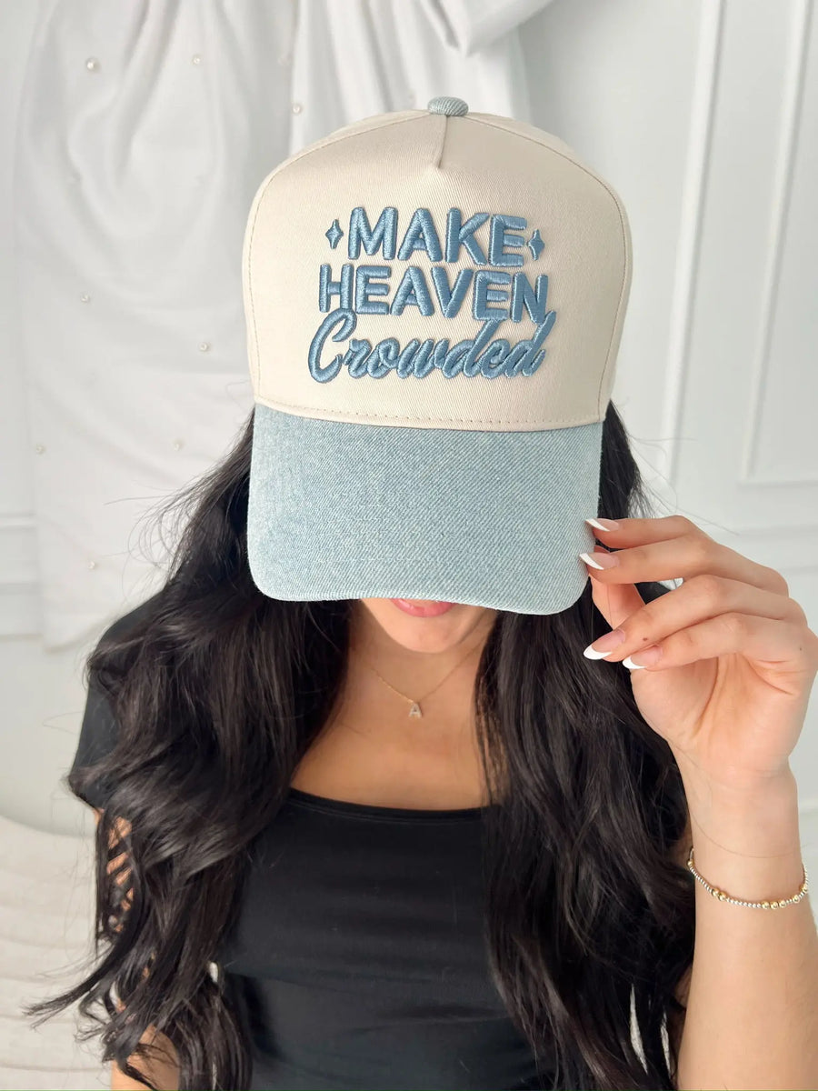 Make Heaven Crowded - Vintage Trucker Hat KenzKustomz