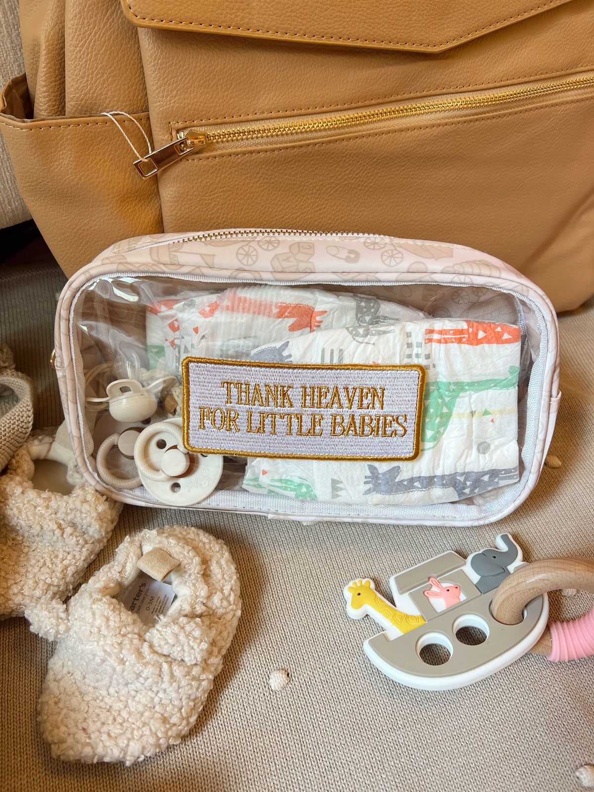 Thank Heaven - Medium Clear Bag KenzKustomz