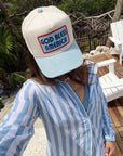 God Bless America - Vintage Trucker Hat KenzKustomz