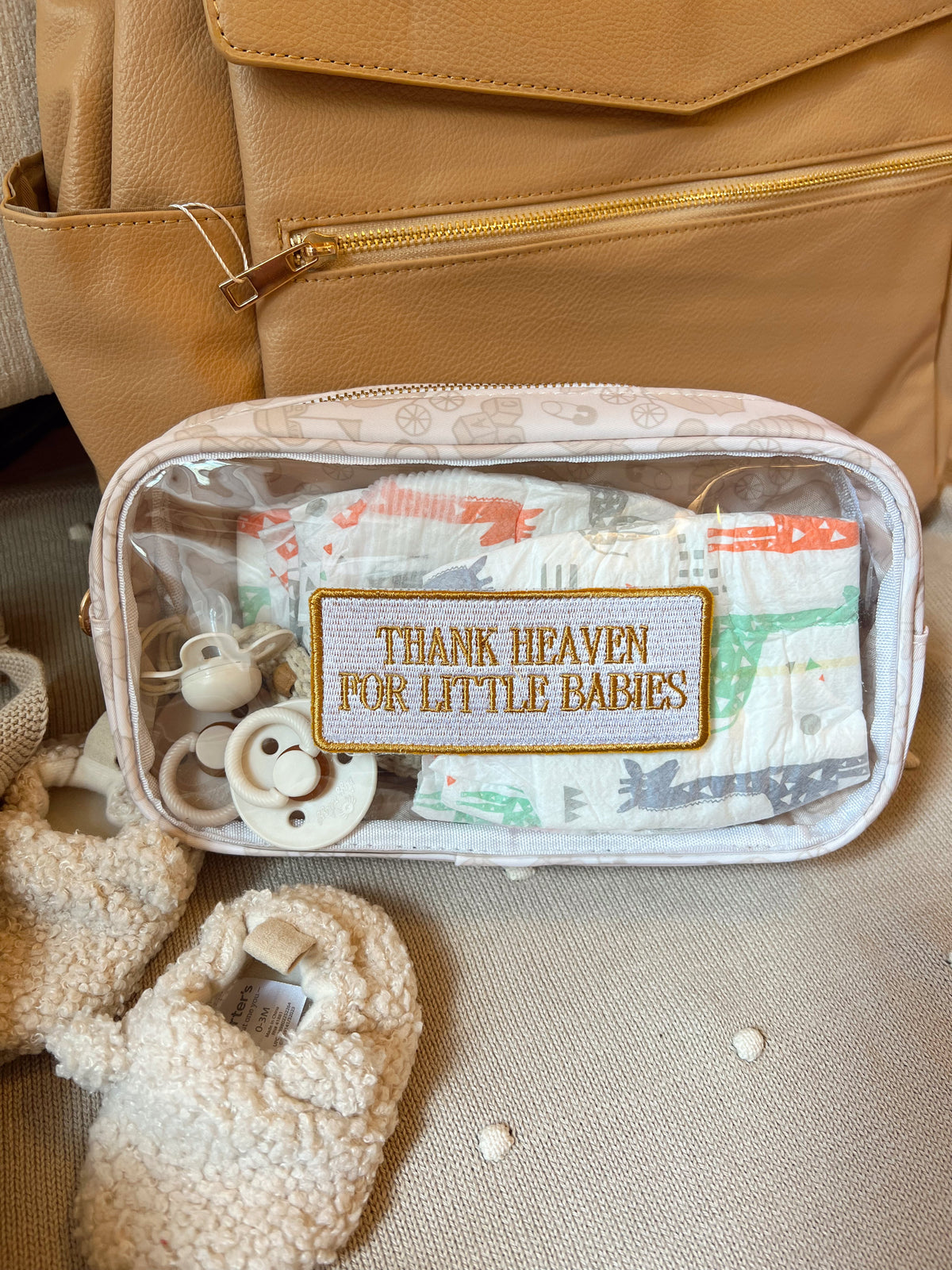Thank Heaven - Medium Clear Bag KenzKustomz