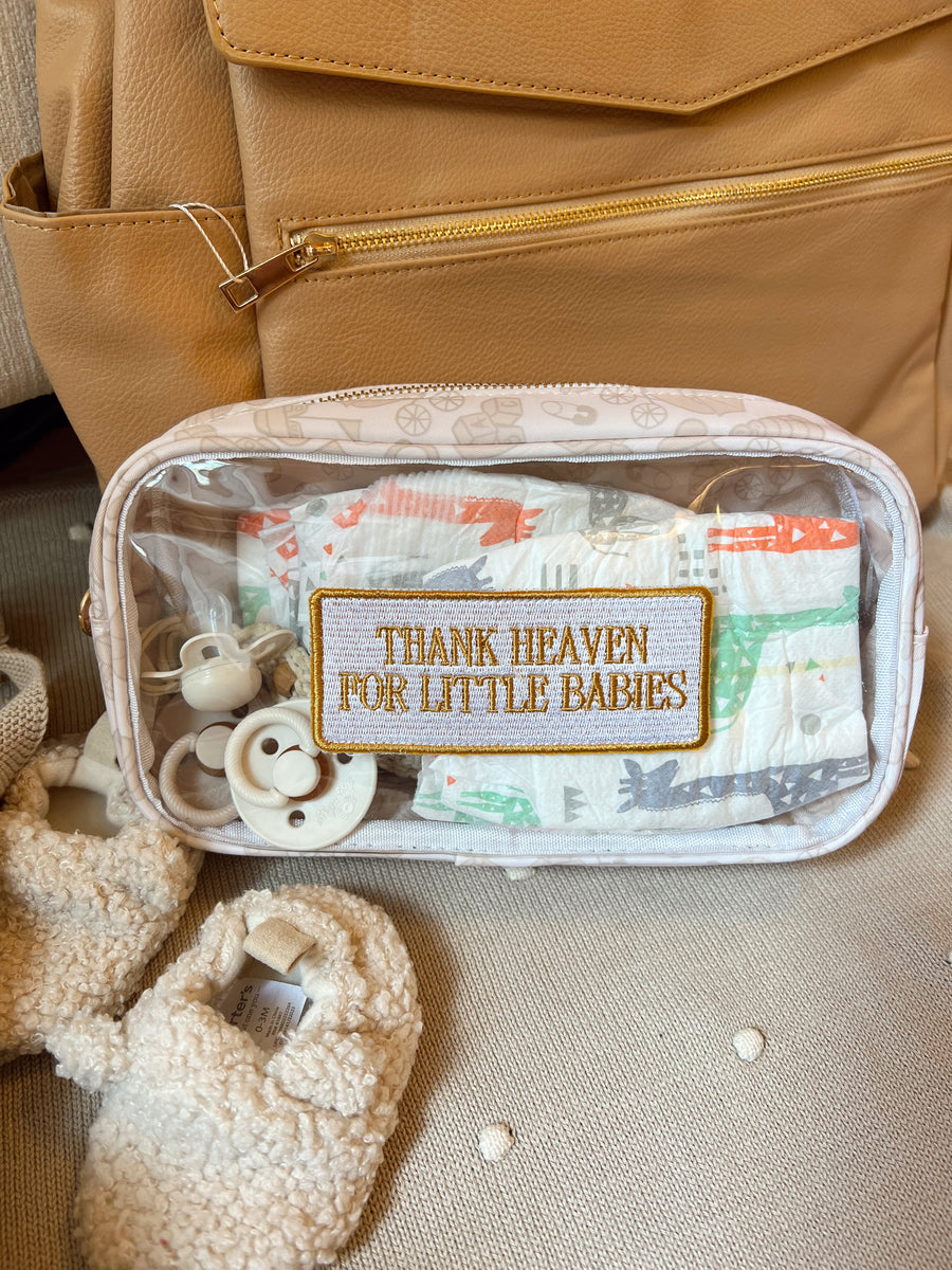 Thank Heaven - Medium Clear Bag KenzKustomz