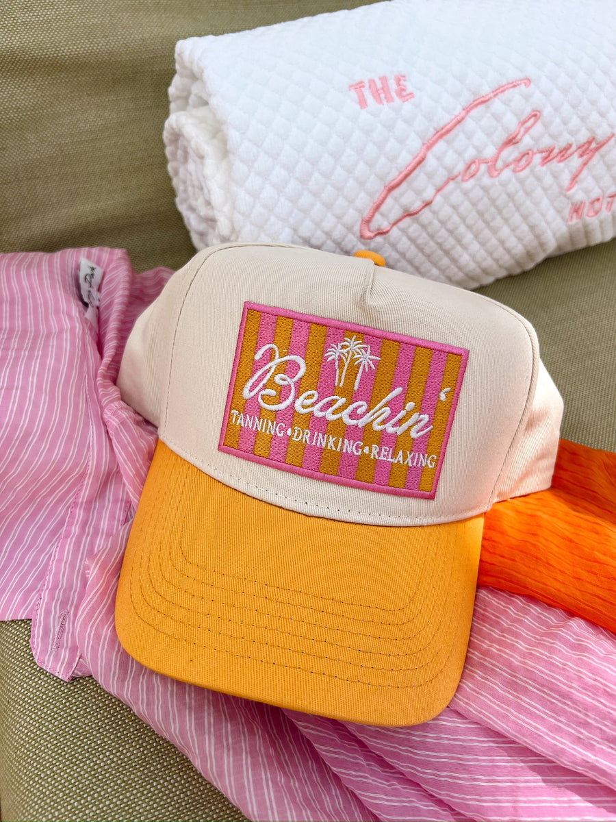 Beachin' - Vintage Trucker Hat KenzKustomz
