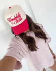 Wonderfully Made - Hot Pink Vintage Trucker Hat