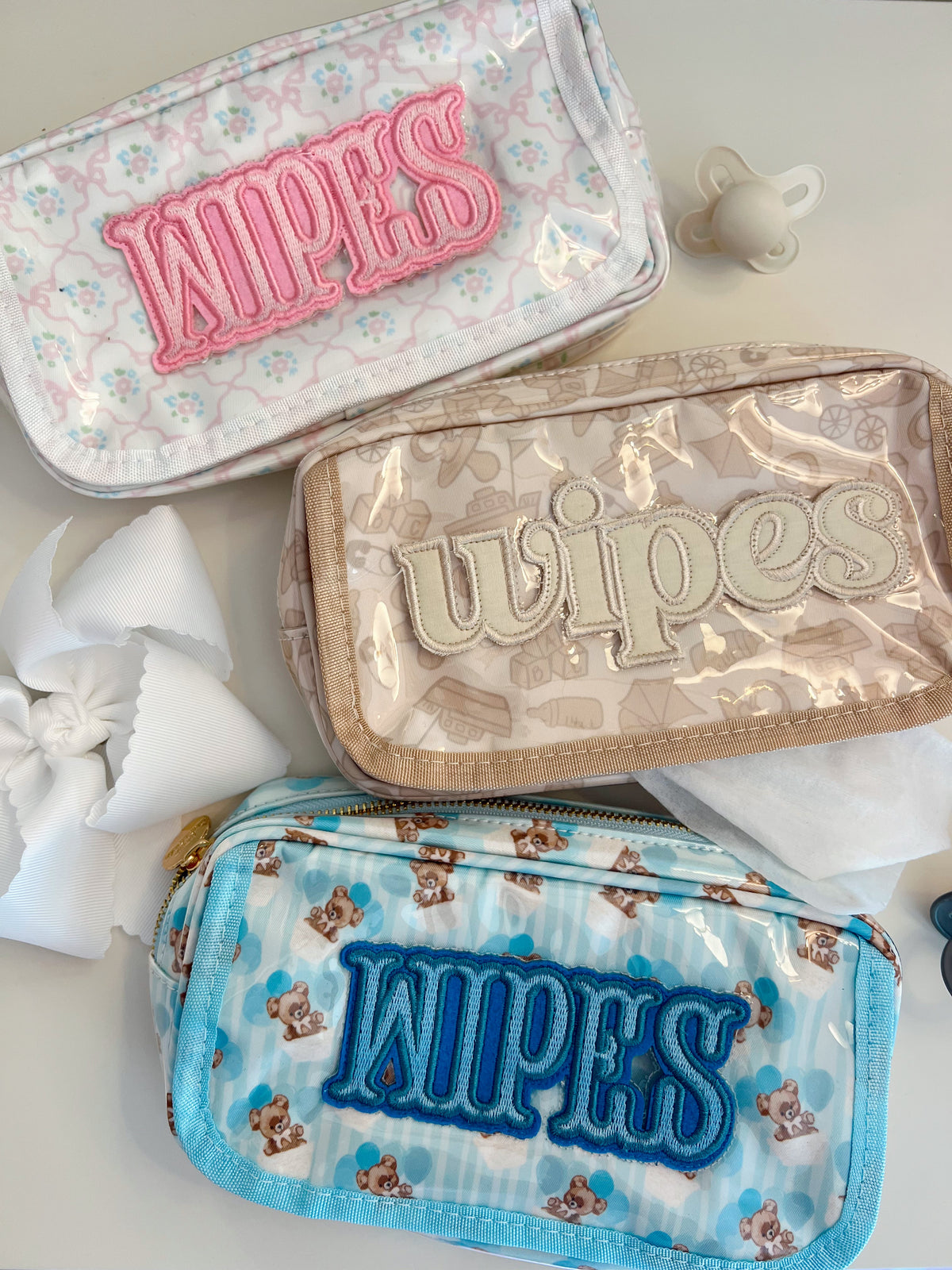 Wipes Pouch - Clear Coat Bag KenzKustomz