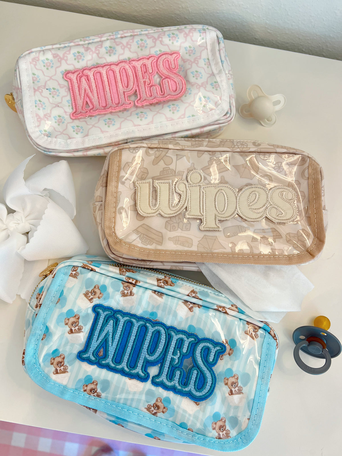 Wipes Pouch - Clear Coat Bag KenzKustomz