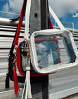 Red Stadium Approved Clear Purse With Tassle KenzKustomz