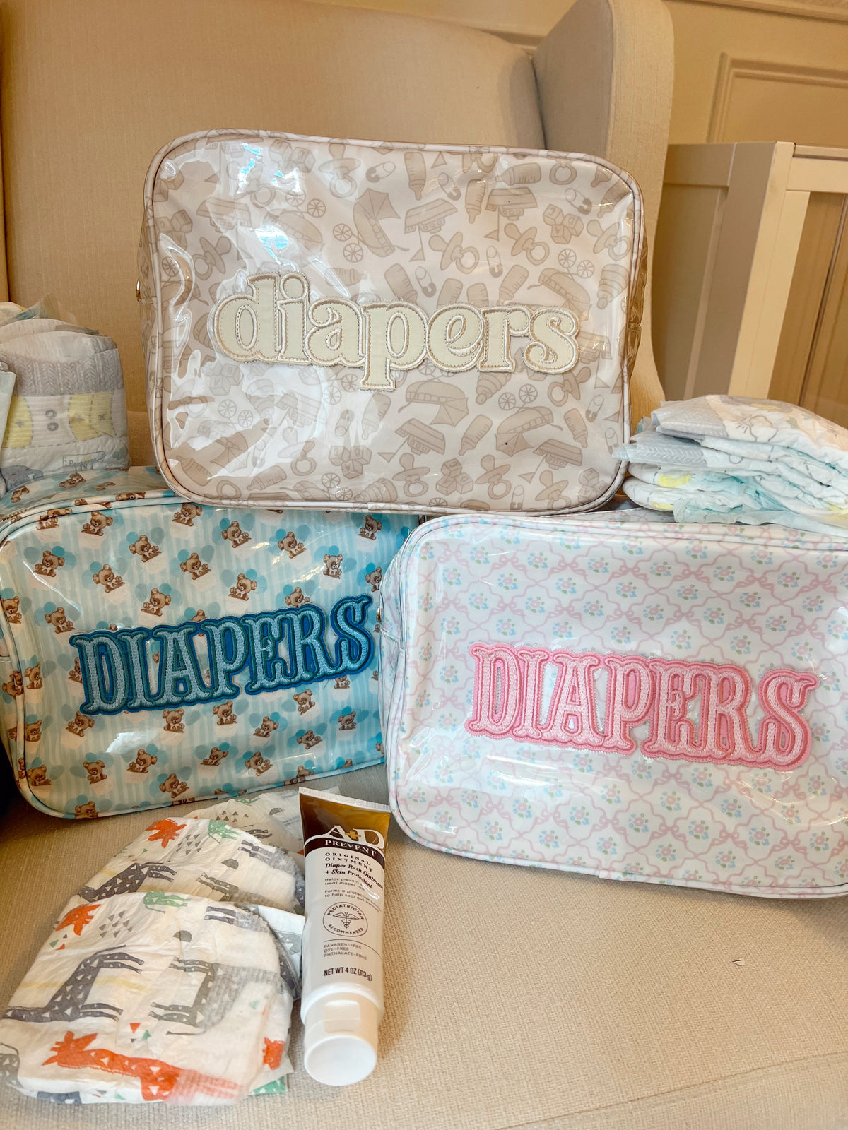 Diapers XL - Clear Coat Bag KenzKustomz