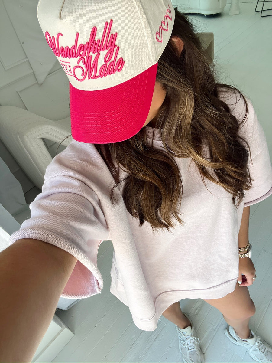 Wonderfully Made - Hot Pink Vintage Trucker Hat KenzKustomz