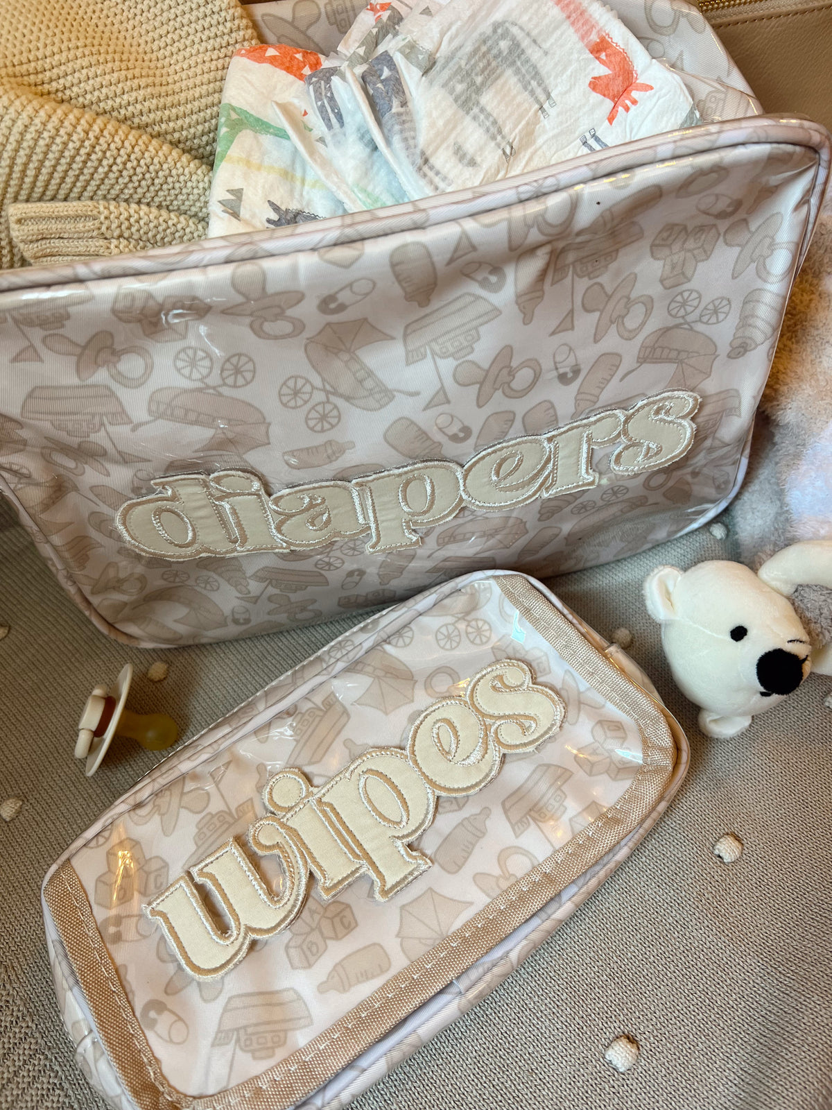 Wipes Pouch - Clear Coat Bag KenzKustomz