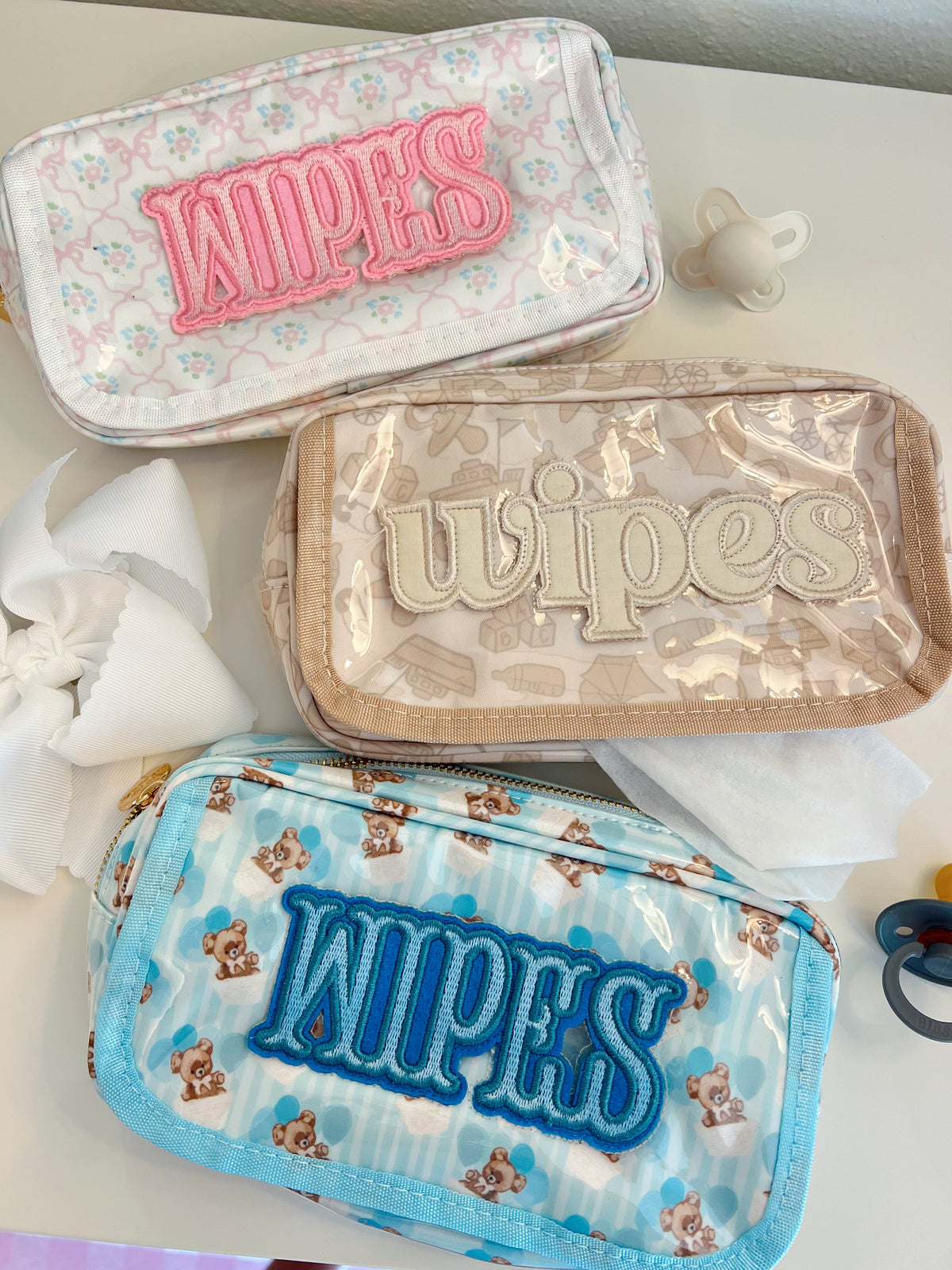 Wipes Pouch - Clear Coat Bag KenzKustomz