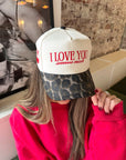 I Love You Sooooo Much - Leopard Vintage Hat