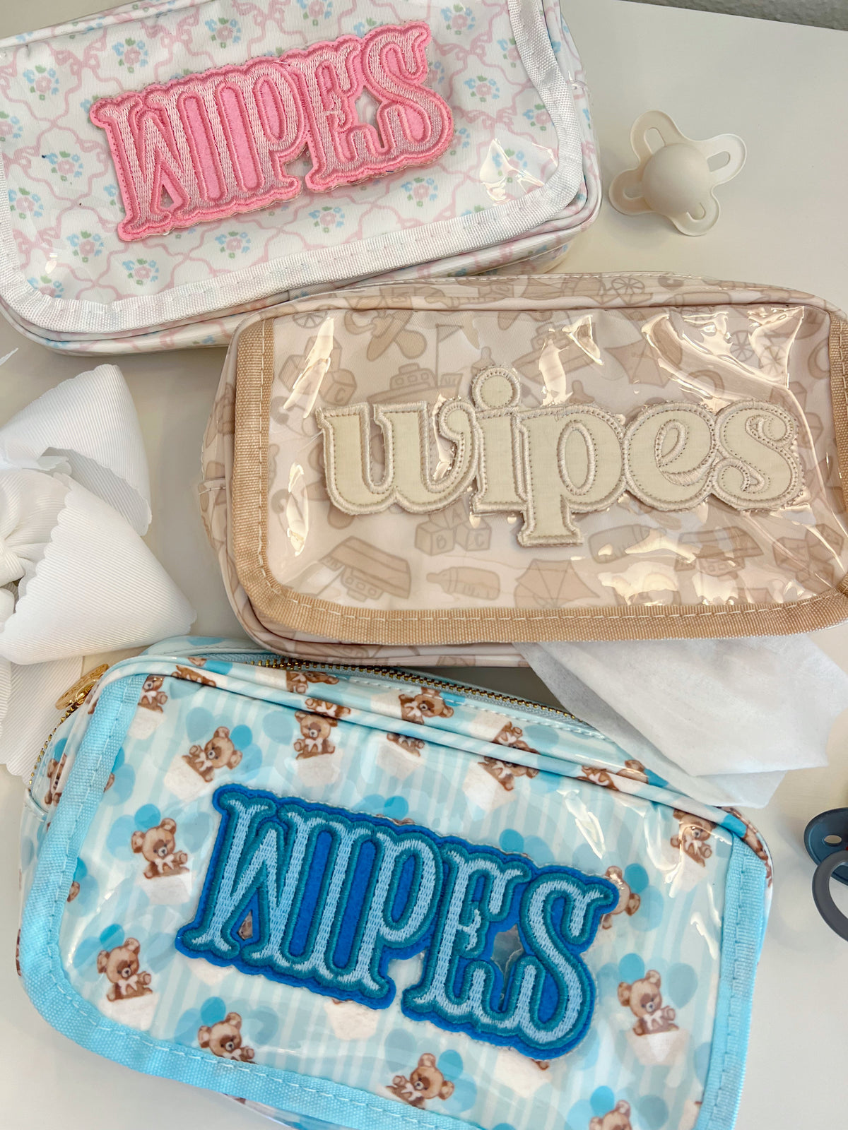 Wipes Pouch - Clear Coat Bag KenzKustomz