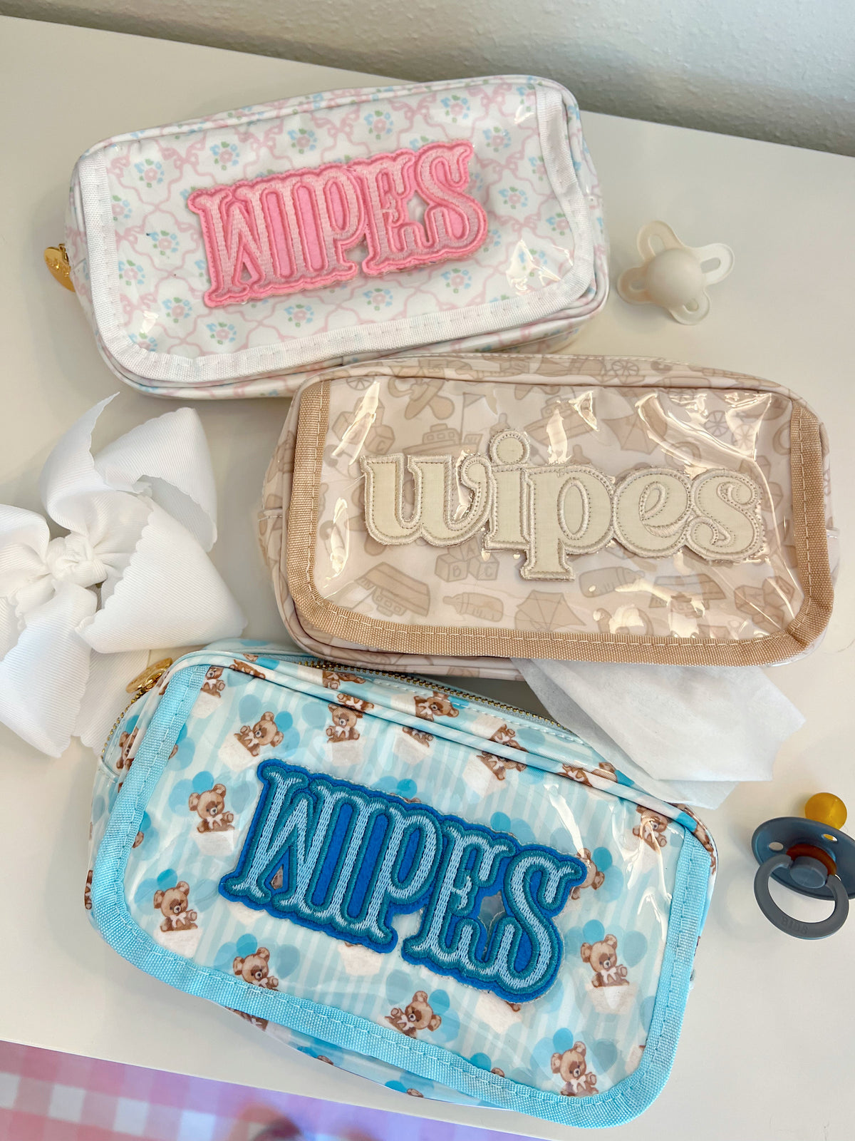 Wipes Pouch - Clear Coat Bag KenzKustomz
