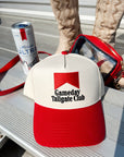 Gameday Tailgate Club - Red Vintage Trucker Hat KenzKustomz