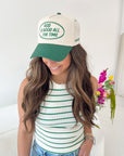 God is Good - Green Vintage Trucker Hat