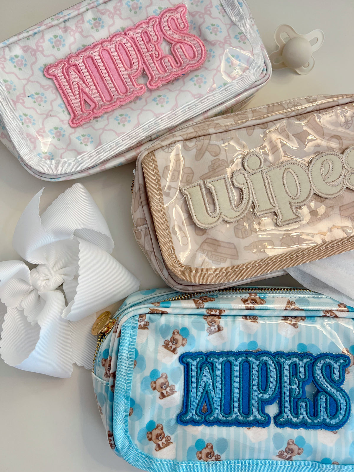 Wipes Pouch - Clear Coat Bag KenzKustomz