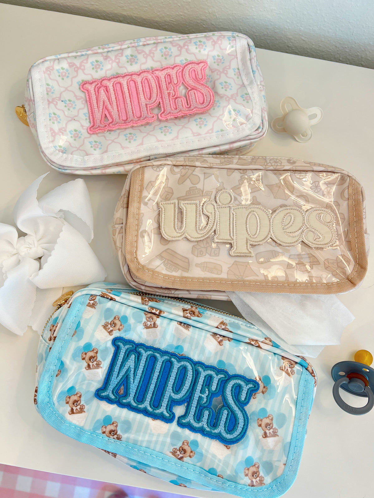 Wipes Pouch - Clear Coat Bag KenzKustomz
