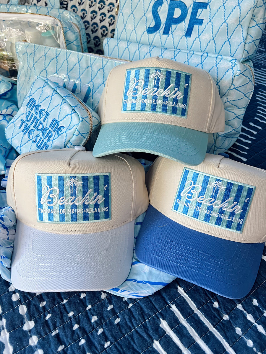 Beachin' - Vintage Trucker Hat KenzKustomz