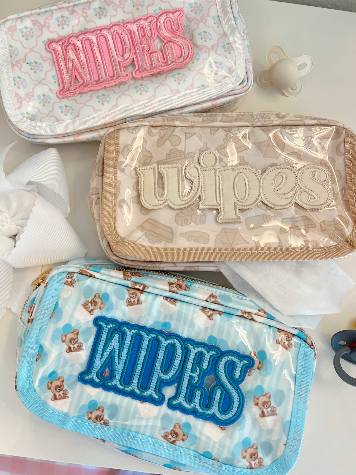 Wipes Pouch - Clear Coat Bag KenzKustomz