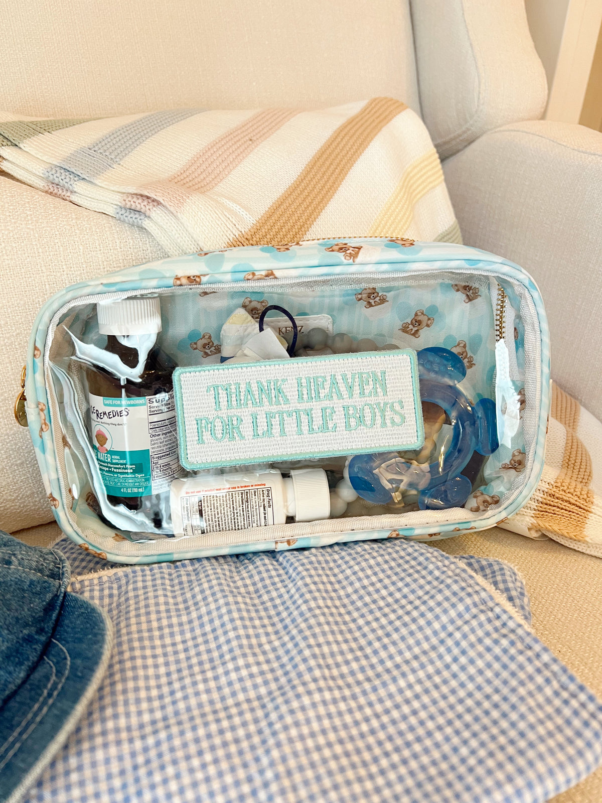 Thank Heaven - Medium Clear Bag KenzKustomz