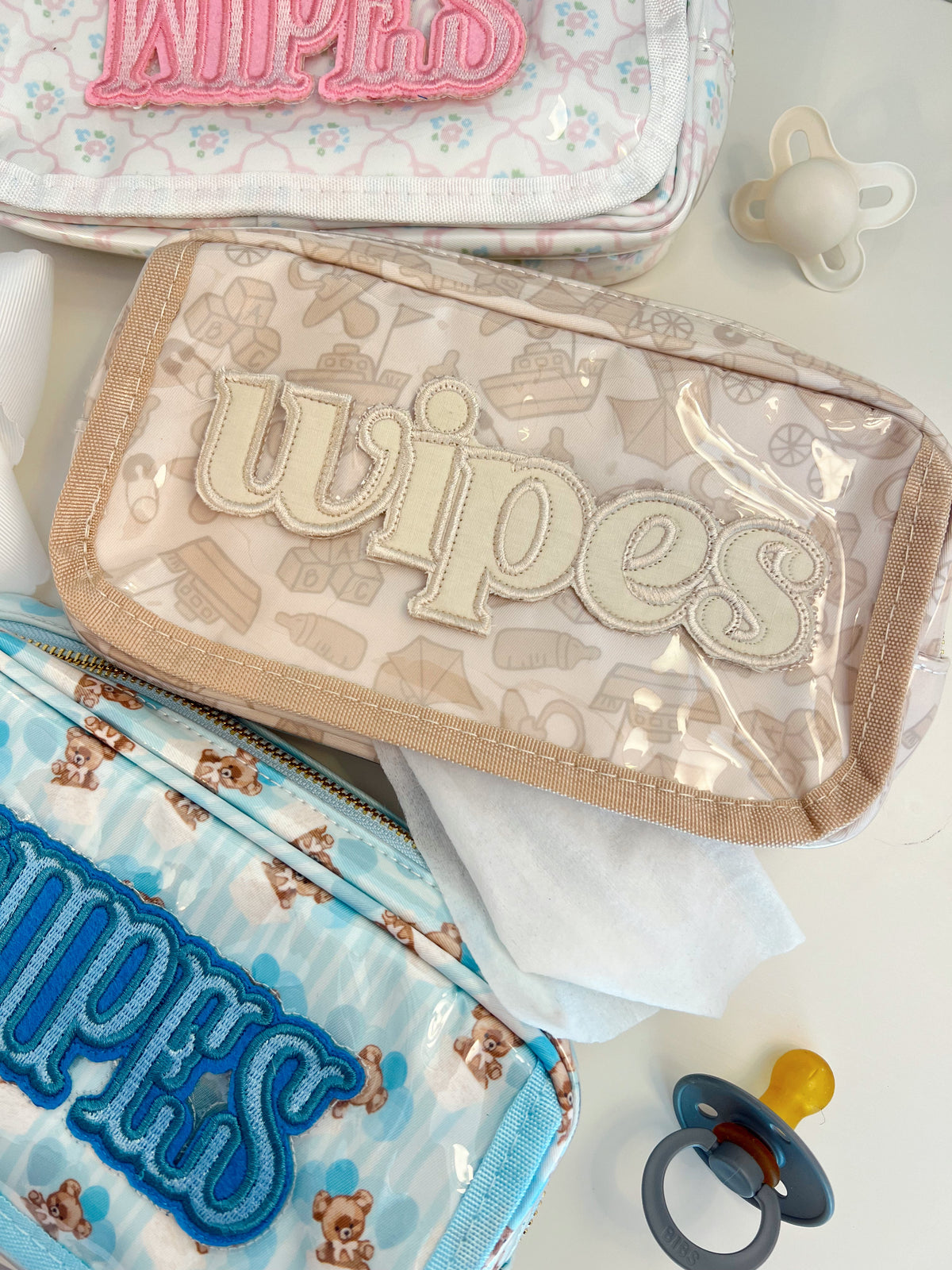 Wipes Pouch - Clear Coat Bag KenzKustomz