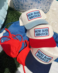 God Bless America - Vintage Trucker Hat KenzKustomz