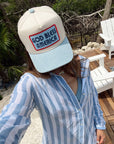 God Bless America - Vintage Trucker Hat KenzKustomz