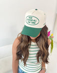 God is Good - Green Vintage Trucker Hat