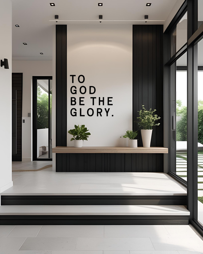 To God Be The Glory Wall Sign SBG Co.