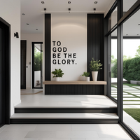 To God Be The Glory Wall Sign